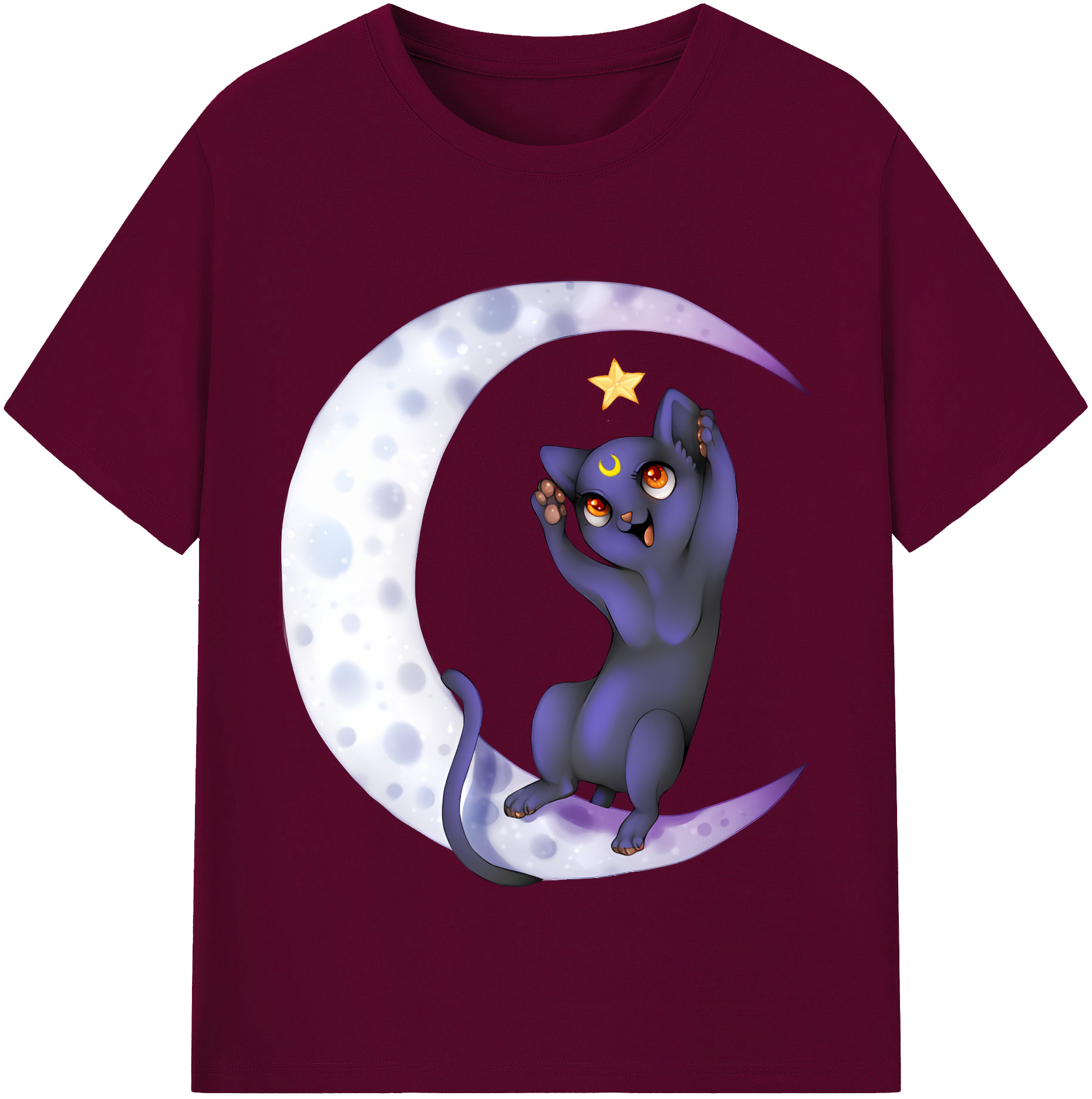 （画像用） 美少女戦士セーラームーン Sailor Moon レディースカジュアルプリントTシャツ（綿100％）